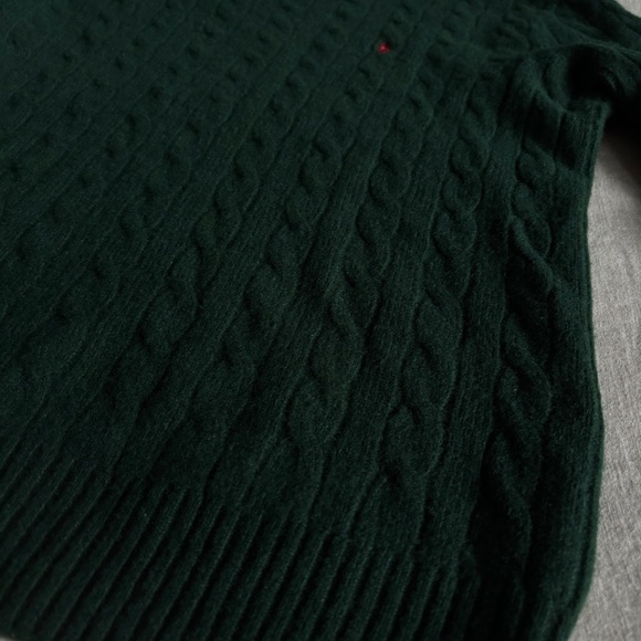 Ralph Lauren Moss Agate Men’s Wool Sweater size L ( Emerald Green) - Picture 4 of 5